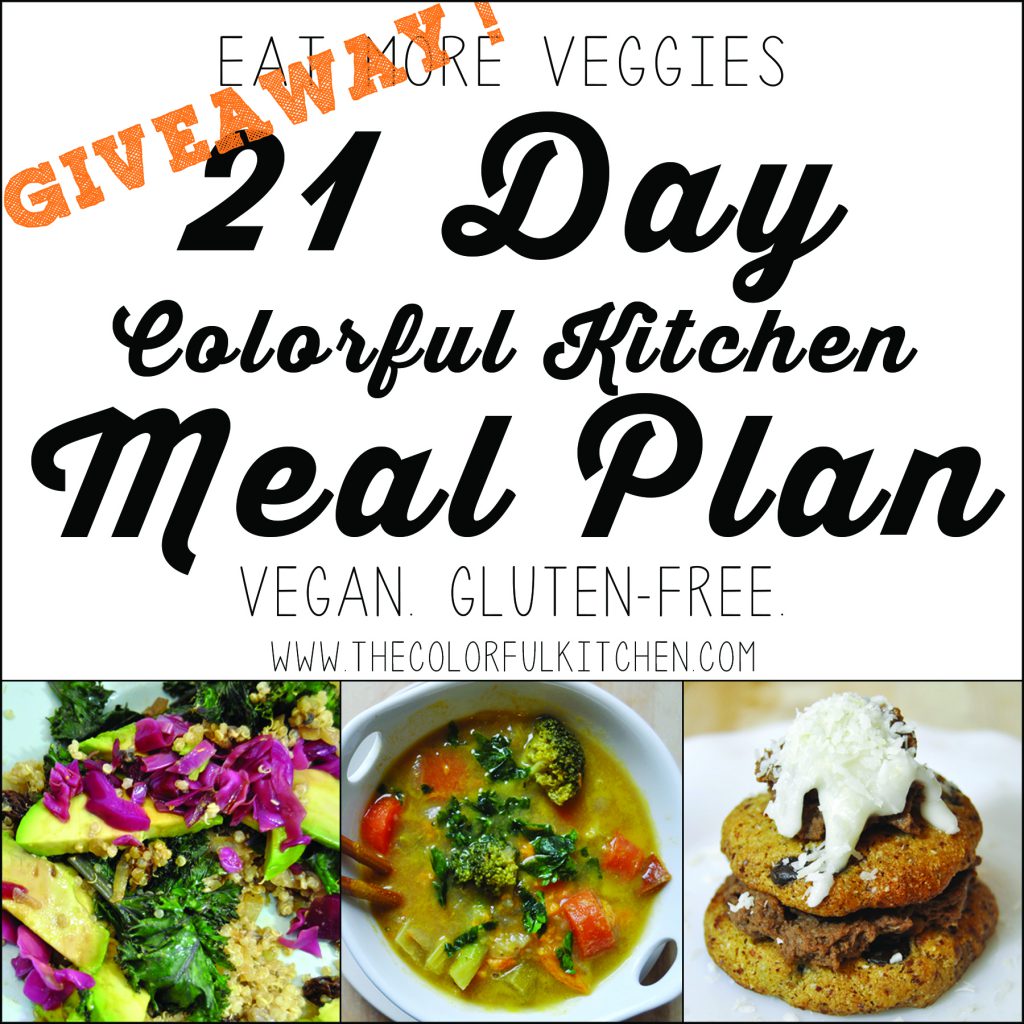 Eat more veggies giveaway!