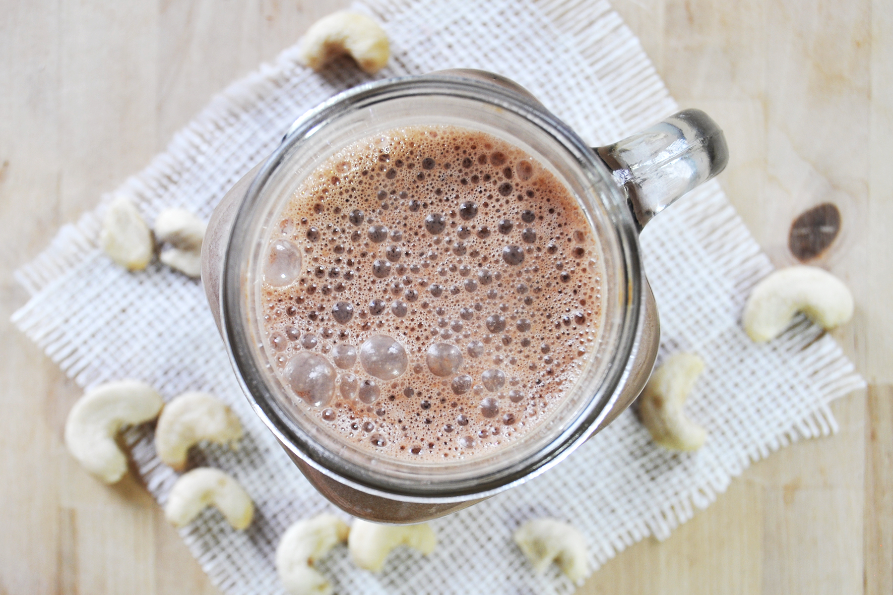 Vegan Chocolate Cashew Milk (Sugar-Free!) - The Colorful Kitchen