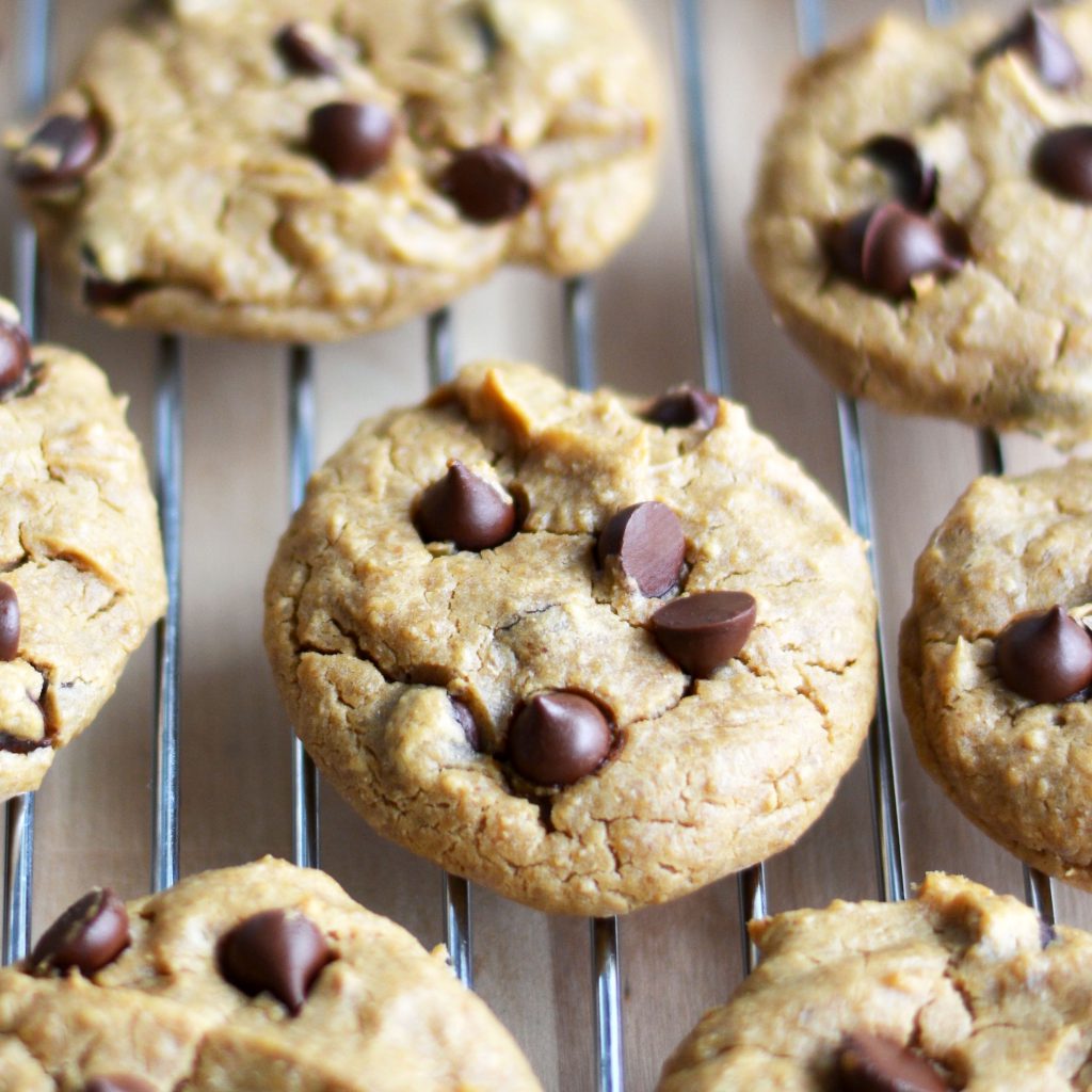 Best Chickpea Chocolate Chip Cookies Vegan Gluten-Free SQUARE