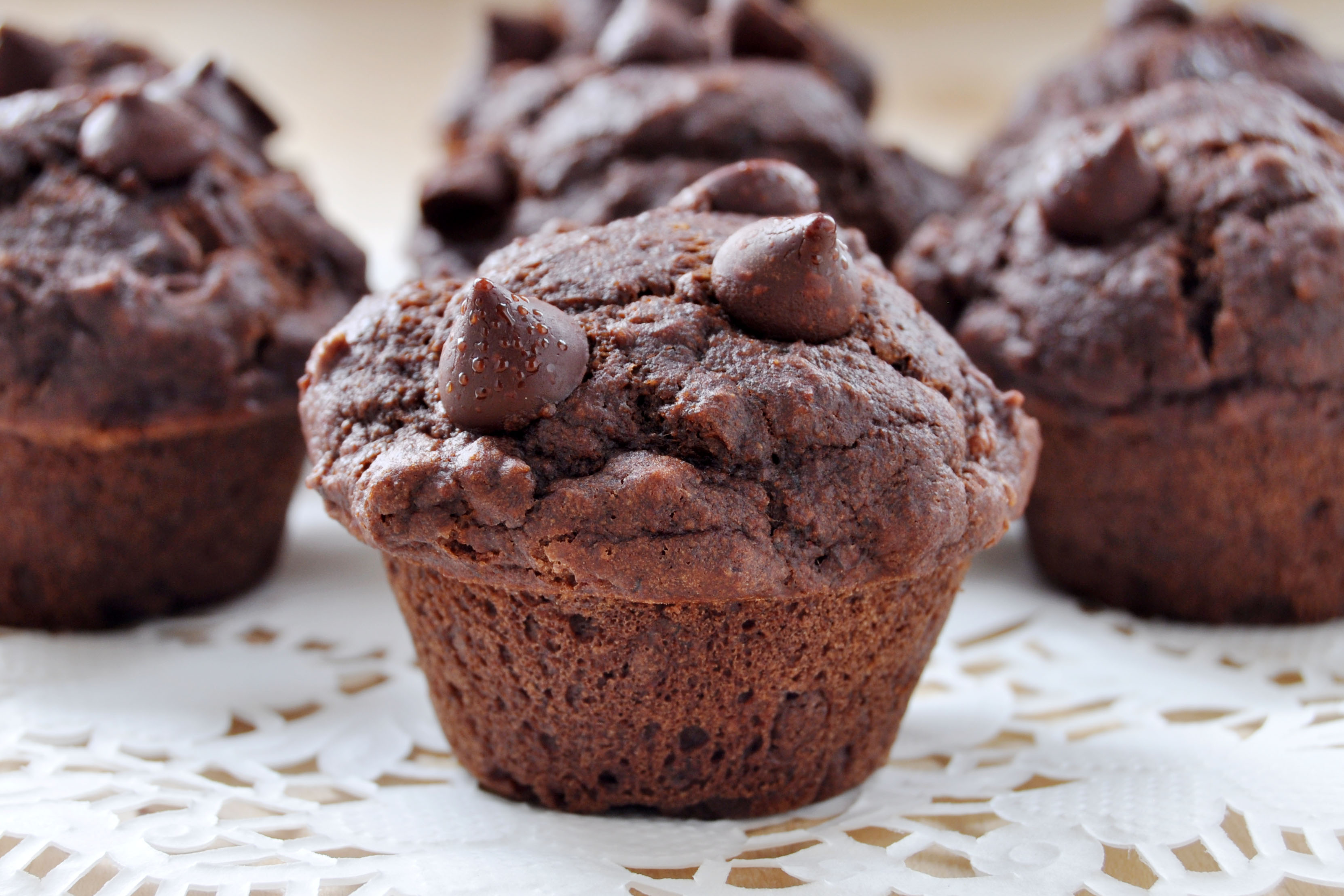 Double deals chocolate muffins