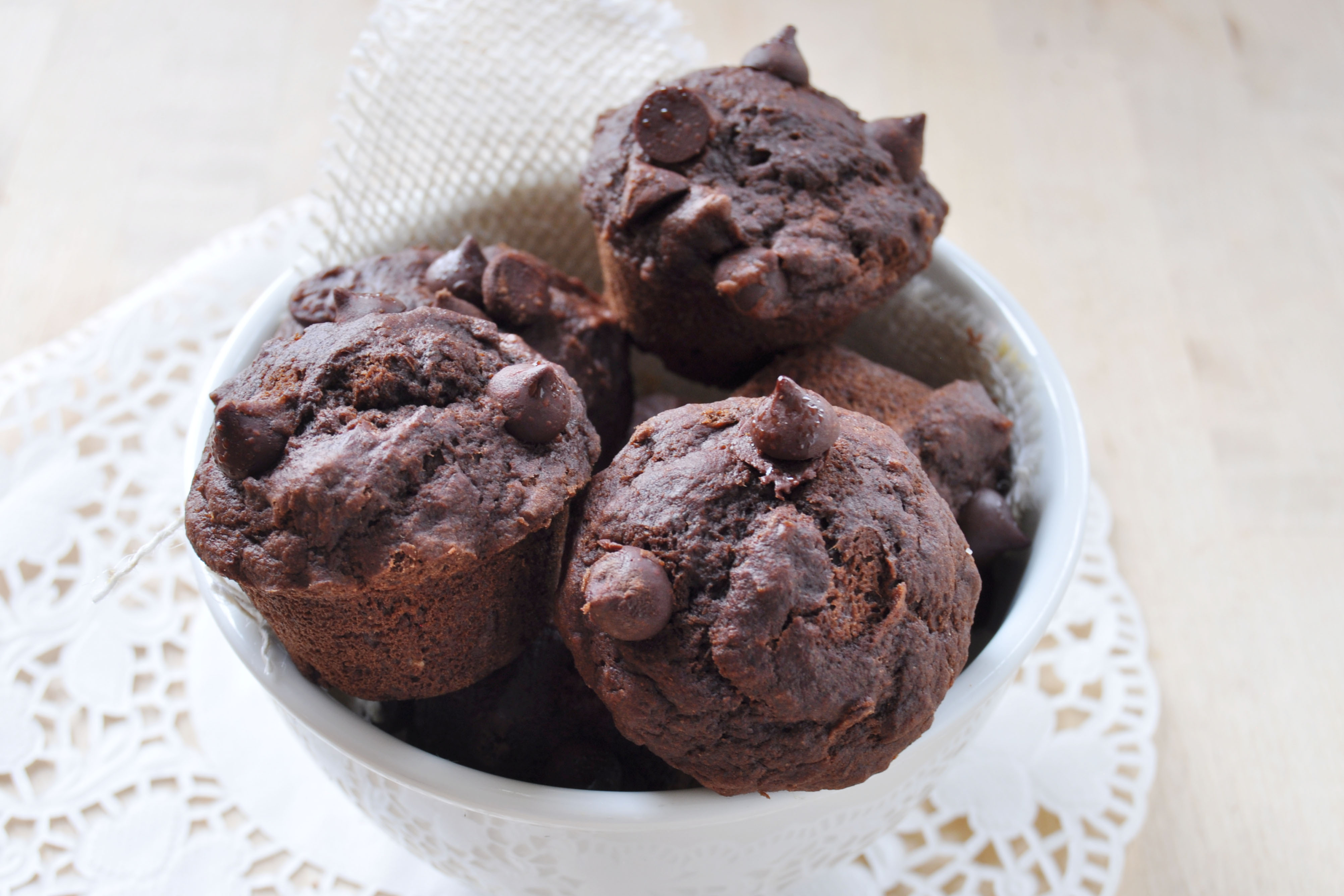 Vegan Gluten Free Double Chocolate Muffins The Colorful Kitchen