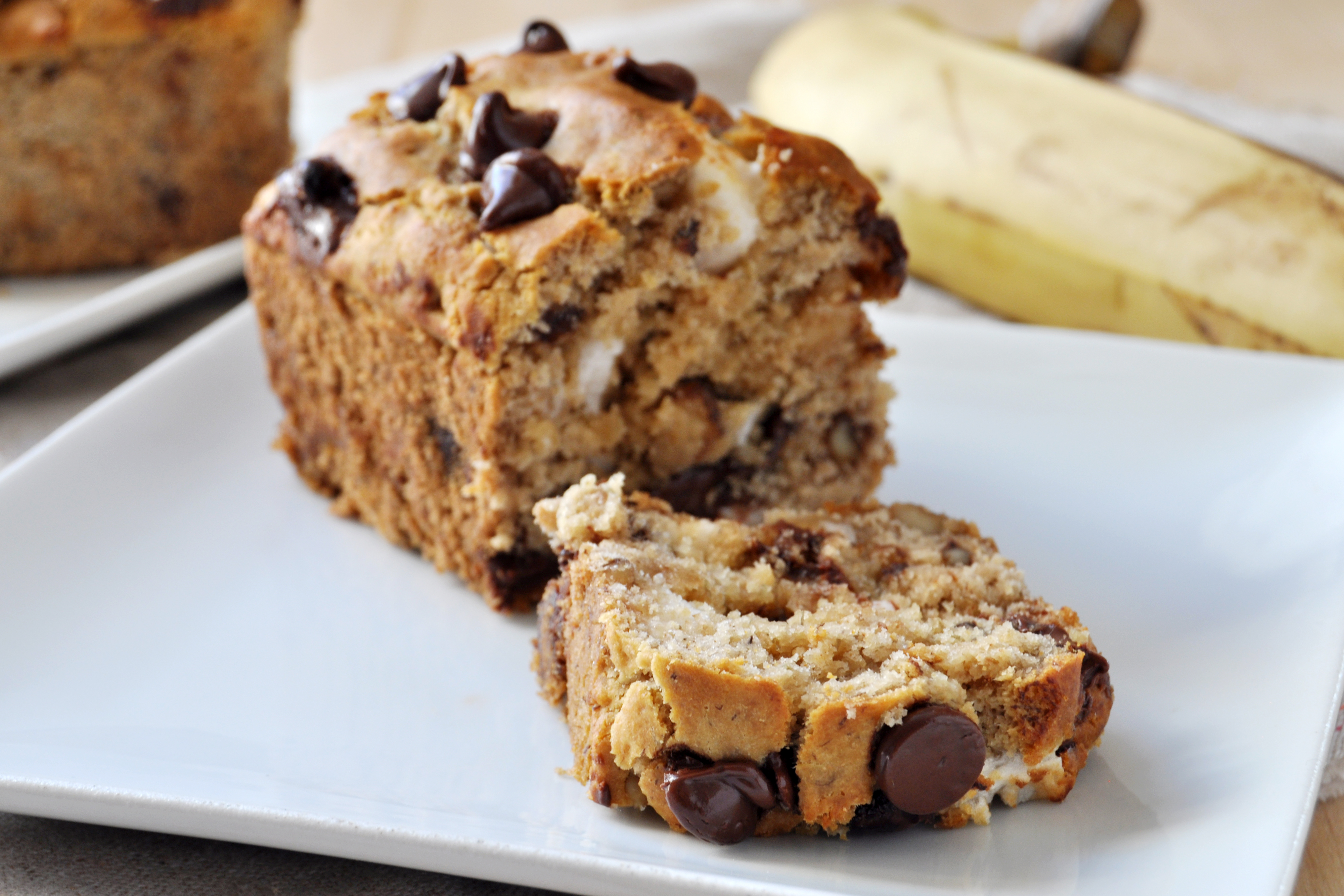 Banana Monster Bread, Vegan + Gluten-Free - The Colorful Kitchen