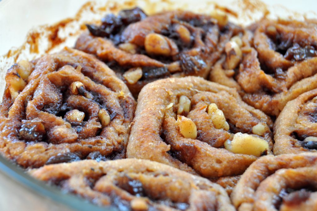 Carrot Cake Cinnamon Rolls Vegan Gluten-Free