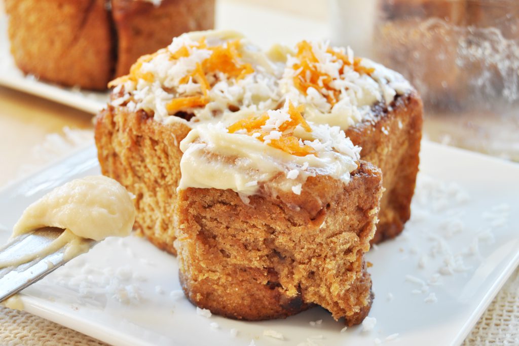 Carrot Cake Cinnamon Rolls Vegan Gluten-Free 2