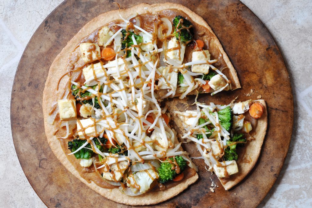 Pad Thai Pizza Vegan Gluten-Free
