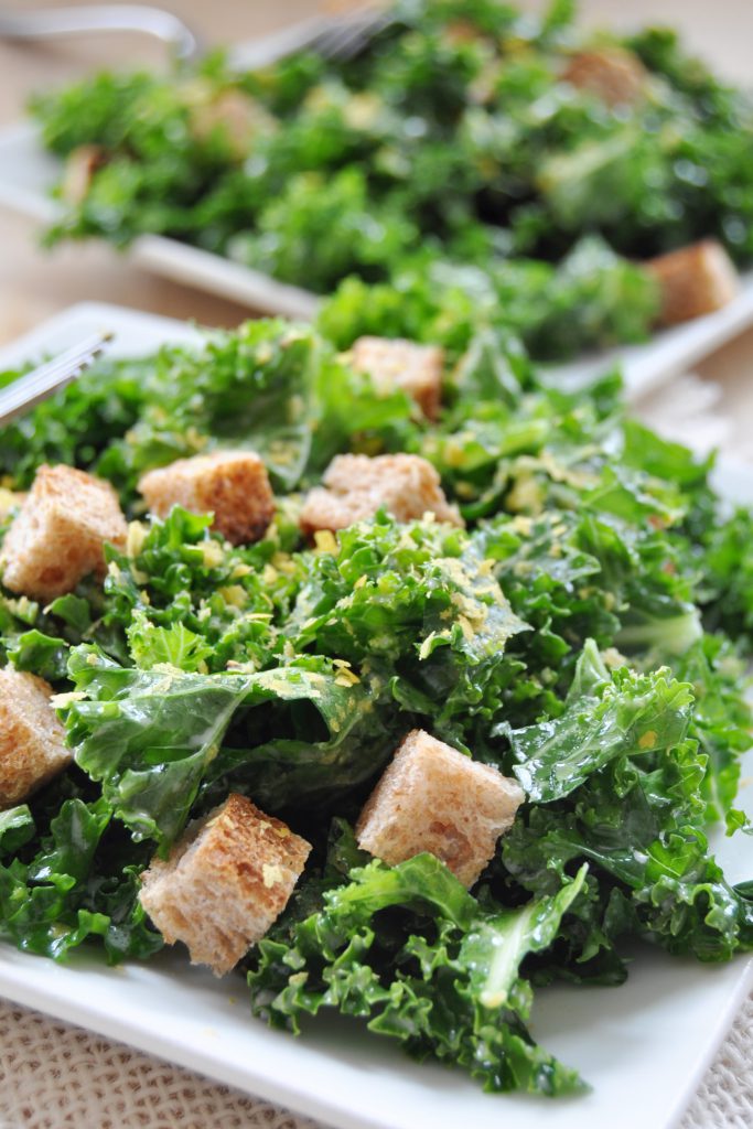 Vegan Kale Ceaser Salad 2