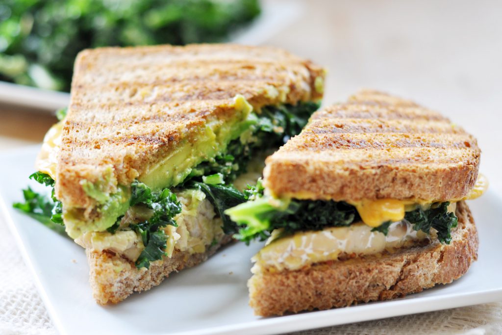 Kale Salad Tempeh Melt Vean 2