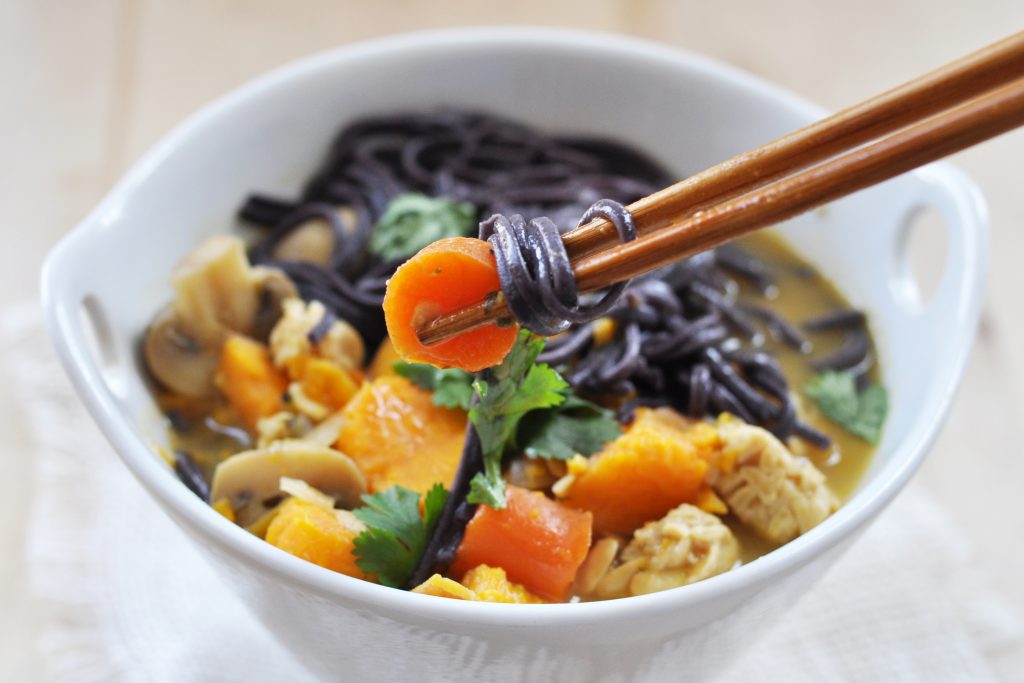 Thai Coconut Curry Noodle Soup Vegan Gluten-Free 3