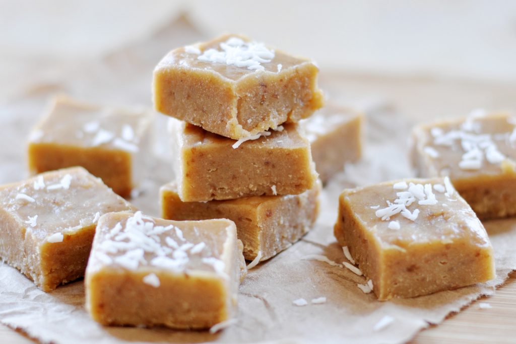 Raw Tahini Date Fudge Vegan Gluten-Free