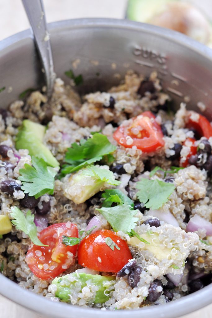 Black Bean, Quinoa and Avocado Salad, Vegan Gluten-Free 2