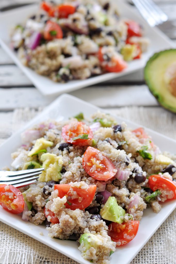 Black Bean, Quinoa and Avocado Salad, Vegan Gluten-Free 3