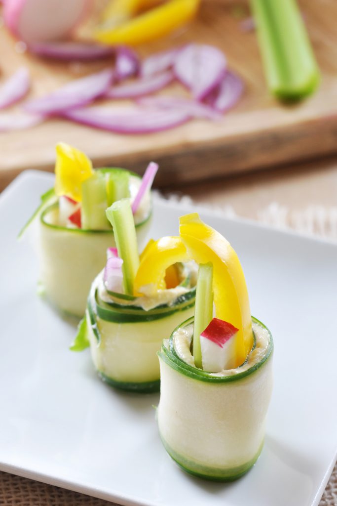 Raw Cucumber Roll Up Vegan Gluten-Free 3