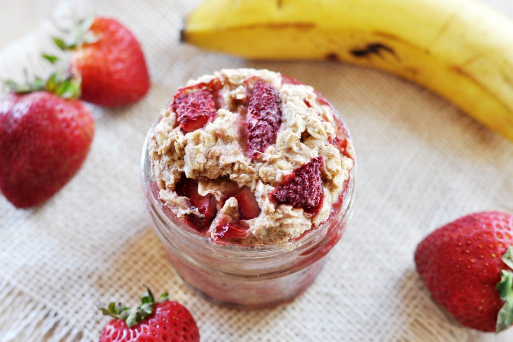 Strawberry Baked Oatmeal Vegan Gluten-Free