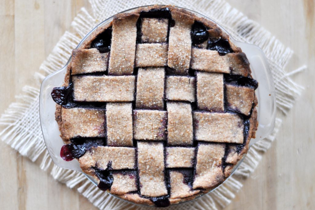 Vegan Blueberry Pie Spelt Crust