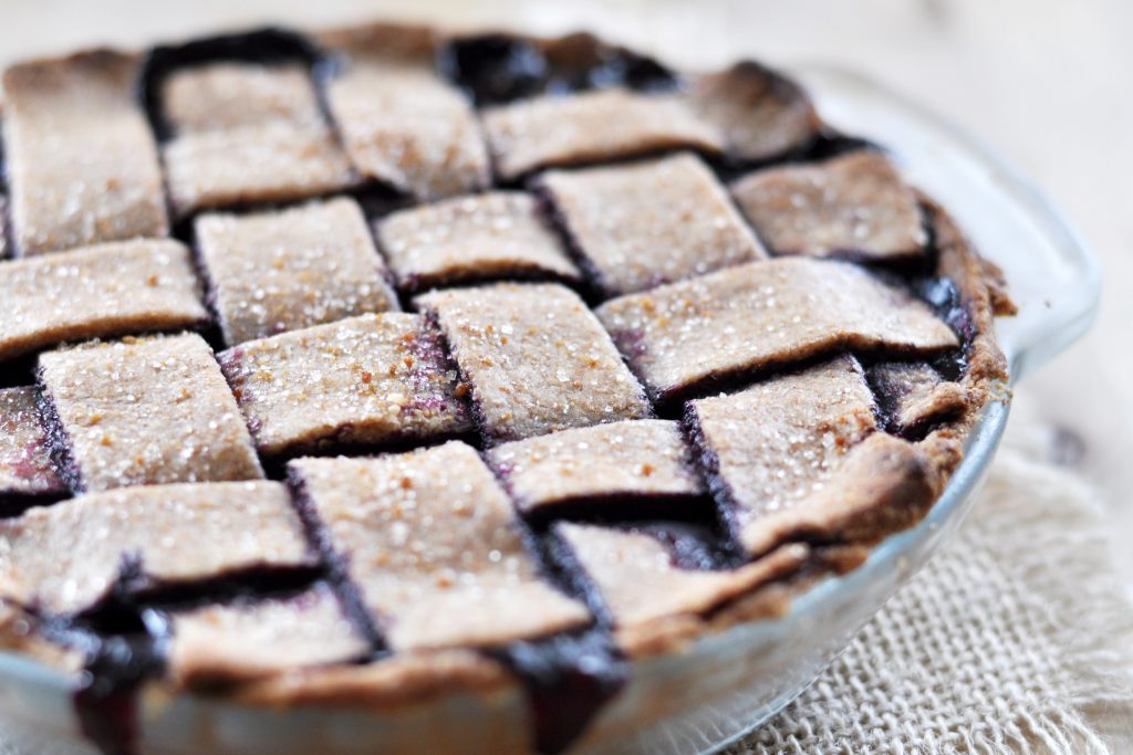 Vegan Blueberry Pie Spelt Crust 3