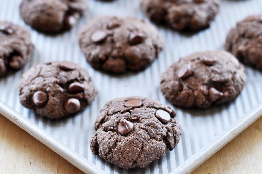 Double Chocolate Chip Cookies Vegan