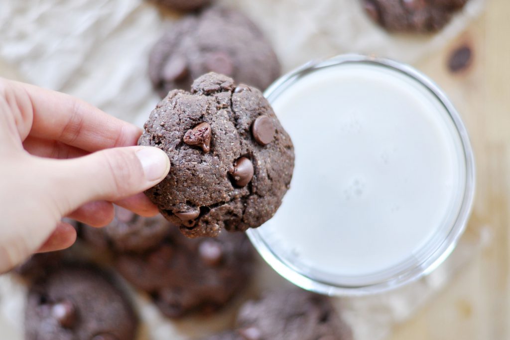 Double Chocolate Chip Cookies Vegan 3