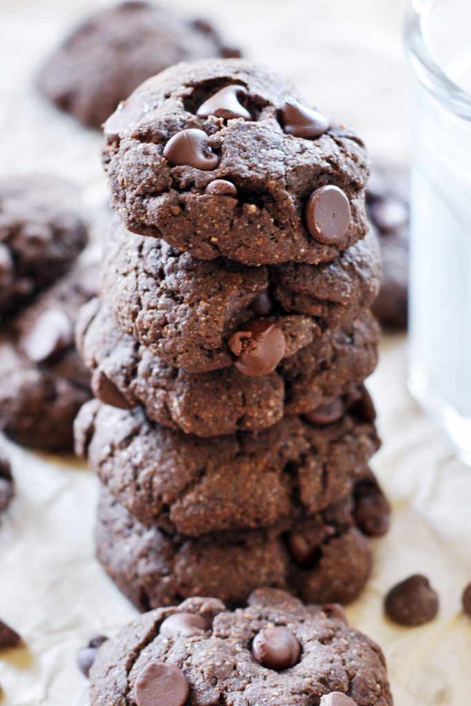 Double Chocolate Chip Cookies Vegan 4