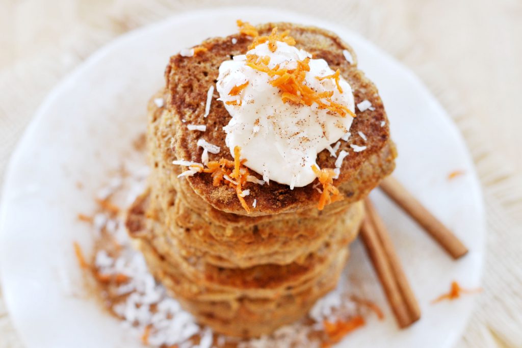 vegan carrot cake pancakes 2