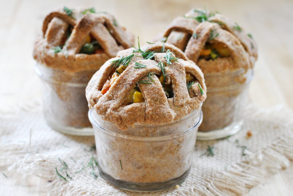 Mini Jar Pot Pie Thanksgiving Vegan 3