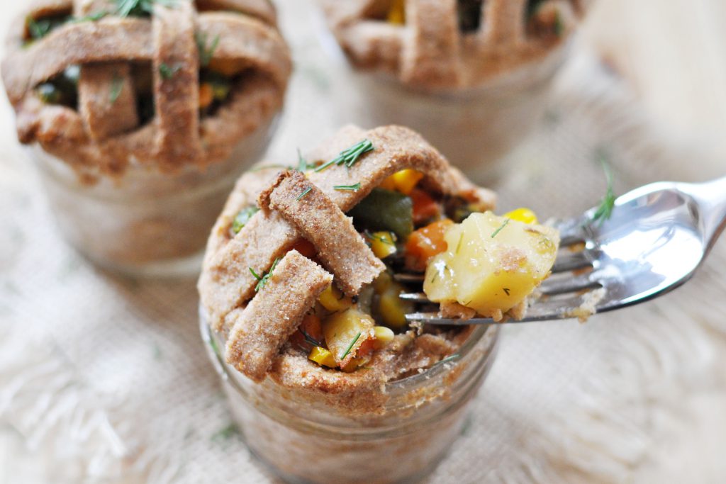 Mini Jar Pot Pie Thanksgiving Vegan 4