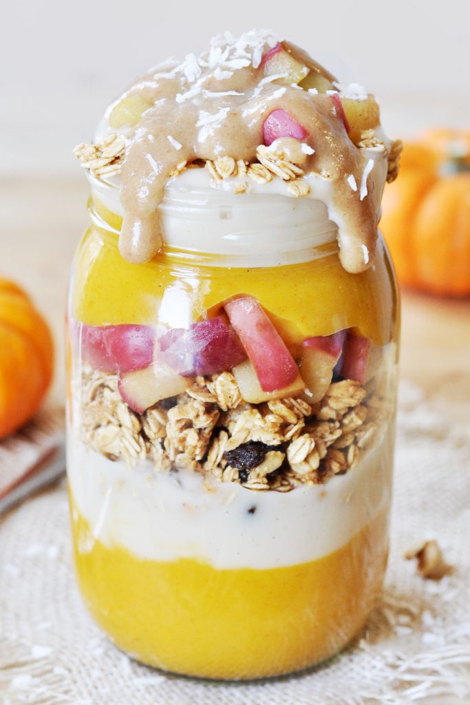 Pumpkin & Apple Pie Yogurt Parfait Veagn