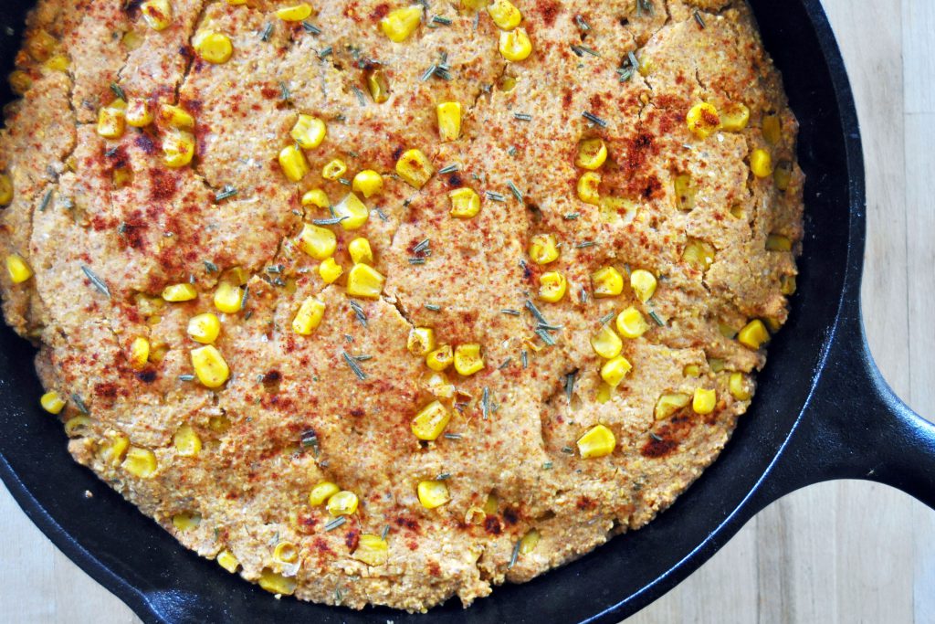 Vegan Spelt Cornbread