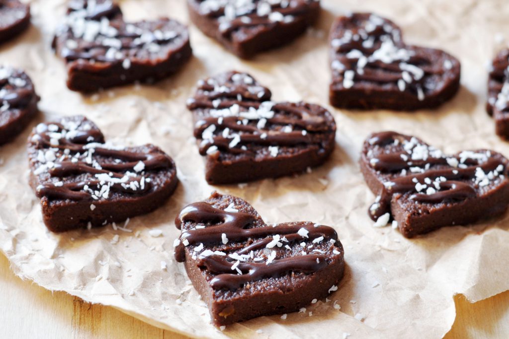 Raw Chocolate Fudge Hearts,Vegan Gluten-Free 2