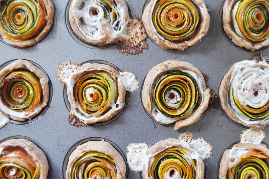 Mini Spiral Cream Cheese Tarts Vegan 3