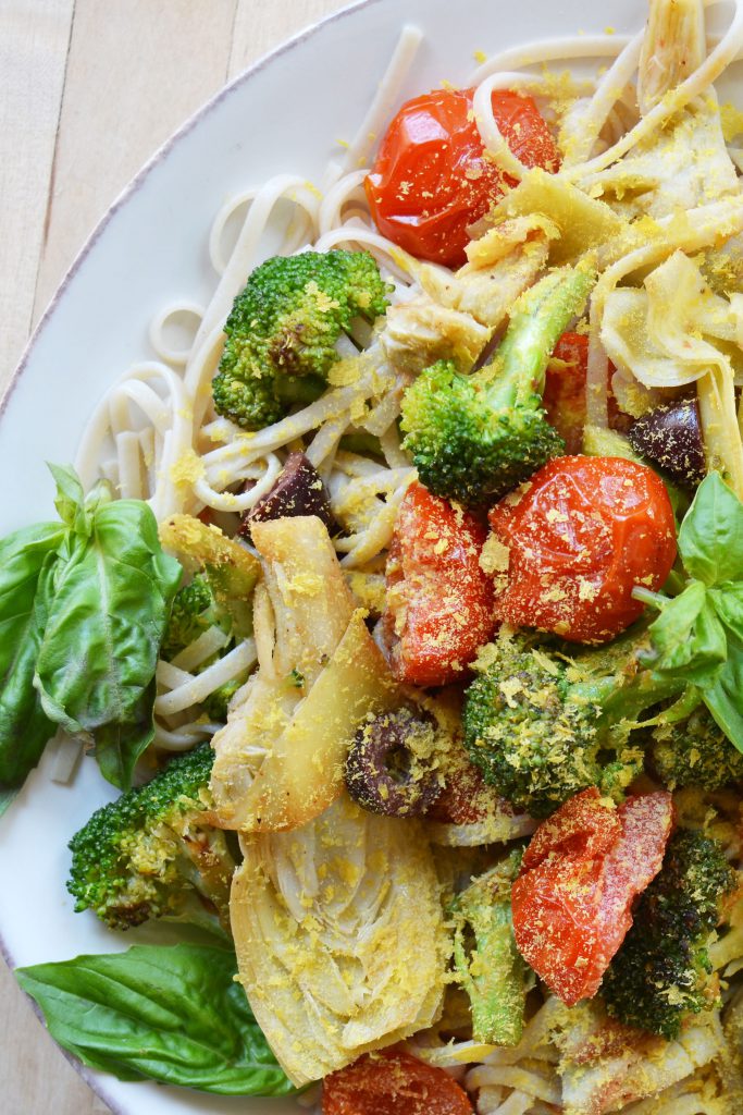 Easy Mediterranean Pasta Vegan Gluten-Free