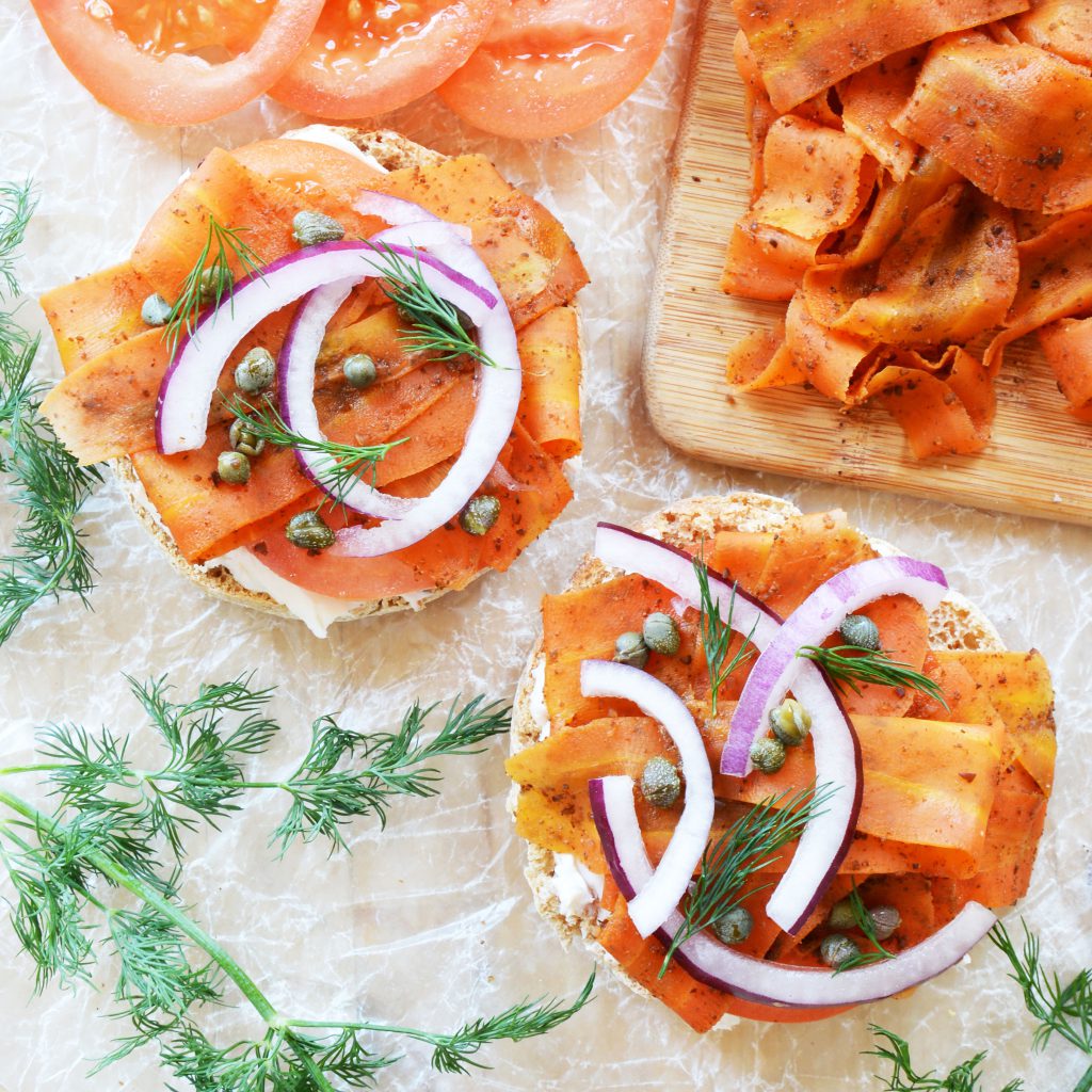 Vegan Carrot Lox SQUARE