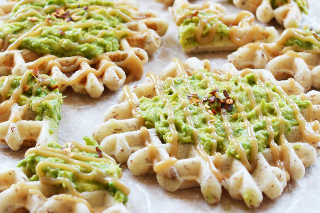 Maple-Tahini Avocado Waffles Vegan Gluten-Free 2