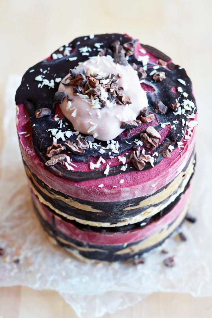 Raw PB & J Chocolate Cake Vegan Gluten-Free 3