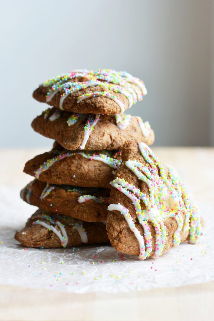 Vegan Rainbow Unicorn Hamantaschen