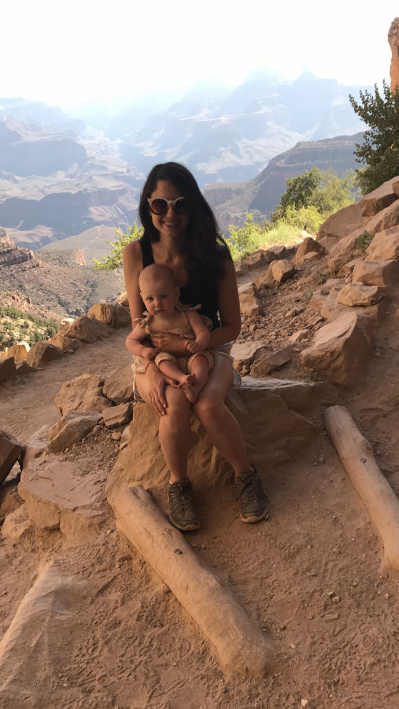 Just a couple of gals hanging out in the Grand Canyon...