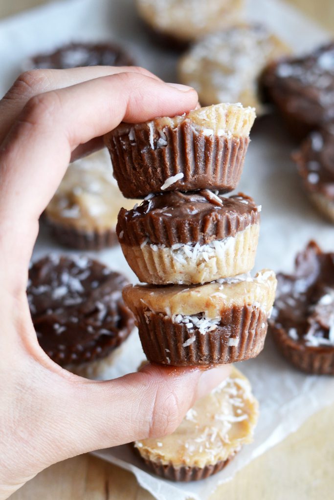 No-Bake Tahini Chocolate Fudge Cups 2