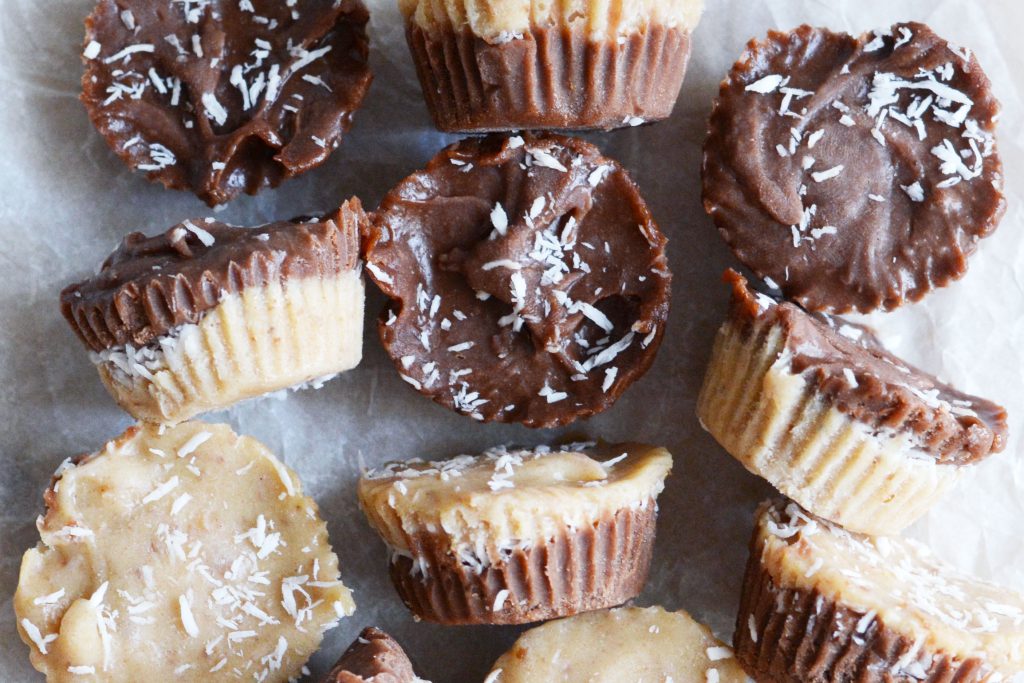 No-Bake Tahini Chocolate Fudge Cups 3