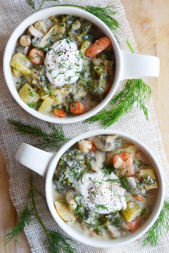 Cozy Coconut Milk Dill Stew Vegan