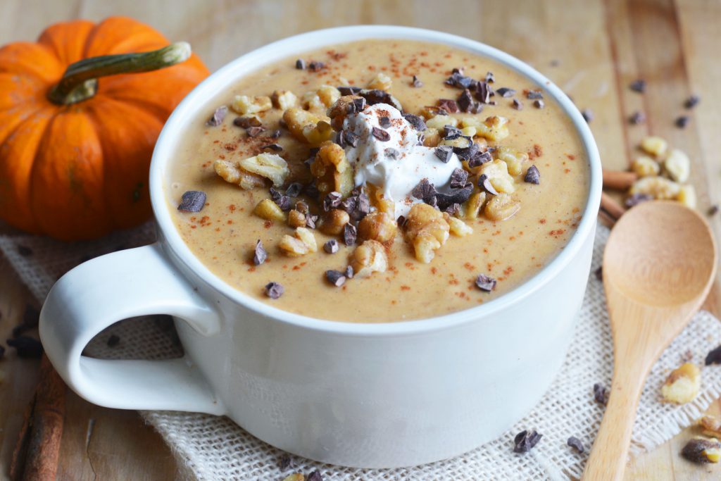 Pumpkin Pie Smoothie (secret ingredient cauliflower) 2