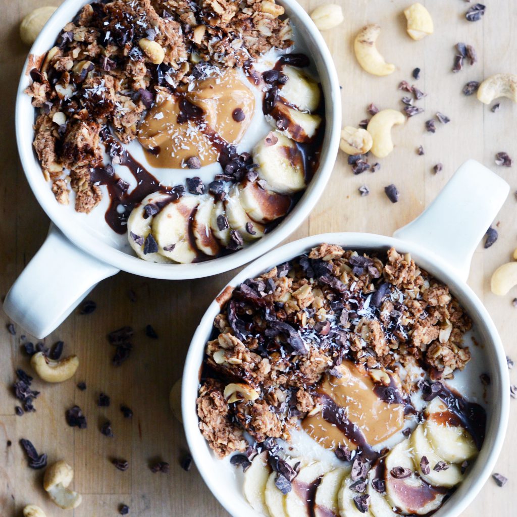 Mocha Protein Granola Parfait Vegan Sun Warrior