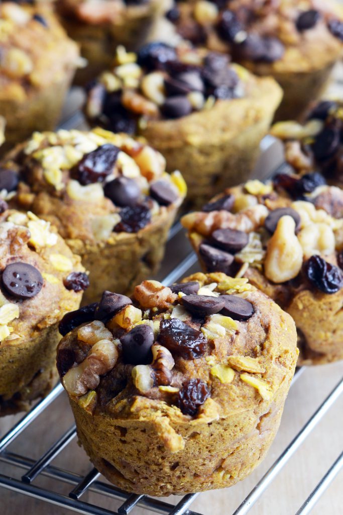 Pumpkin Spice Everything Muffins Vegan 4