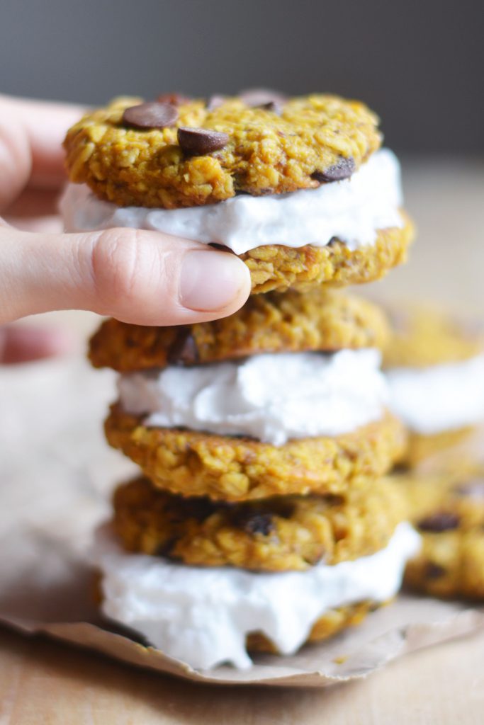 Butternut Squash Oatmeal Cookie Sandwich Vegan Gluten-Free 3