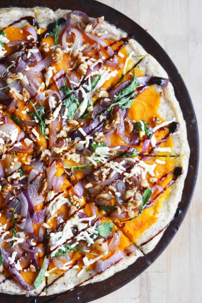 Butternut Squash Pizza Vegan Gluten-Free