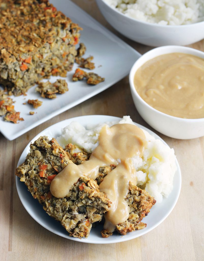 Christmas Chickpea-Lentil Loaf, Vegan & Gluten-Free - The Colorful Kitchen