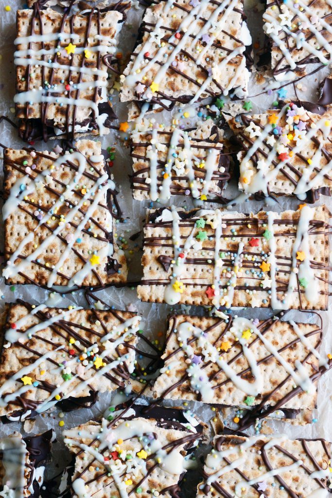 Chocolate Marshmallow Matzah Bark Vegan 2