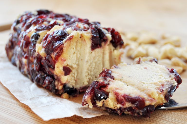 Cranberry Cashew Cheese, Vegan + Gluten-Free - The Colorful Kitchen