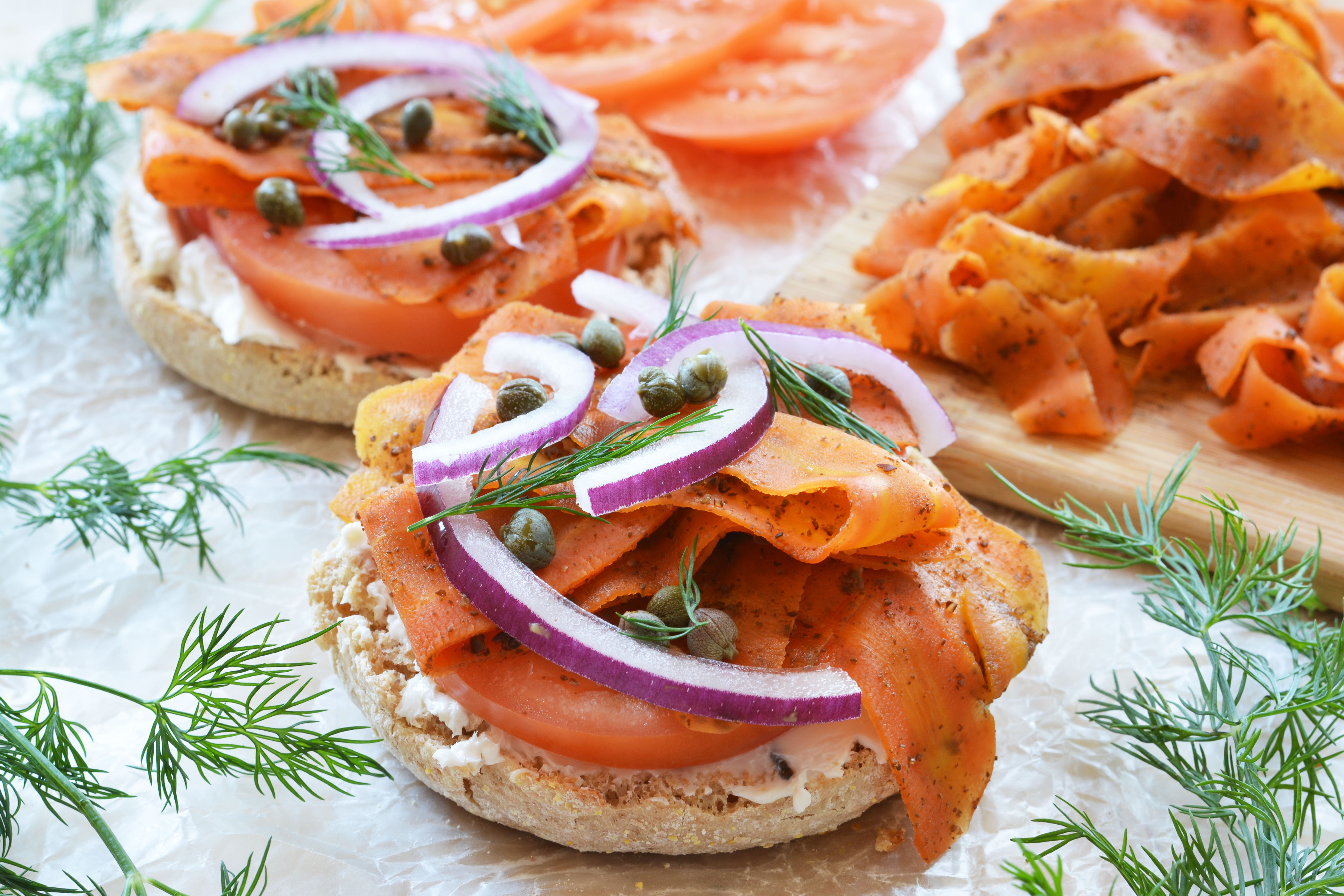 Vegan Carrot Lox The Colorful Kitchen