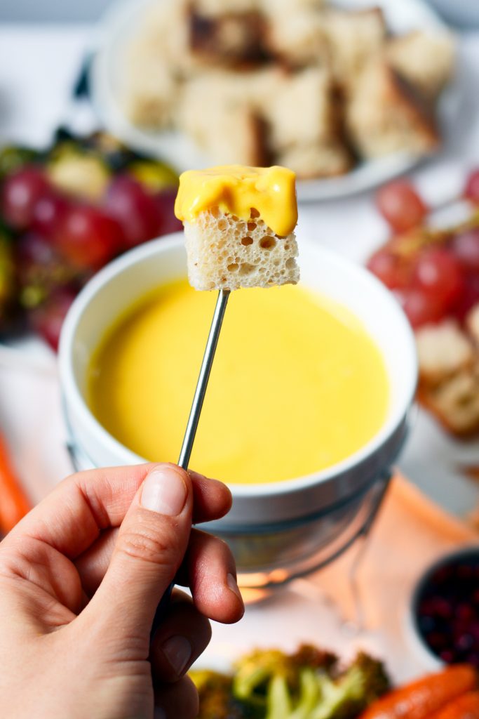 Easy Cheesy Butternut Squash Fondue, Vegan + Gluten-Free - The Colorful ...